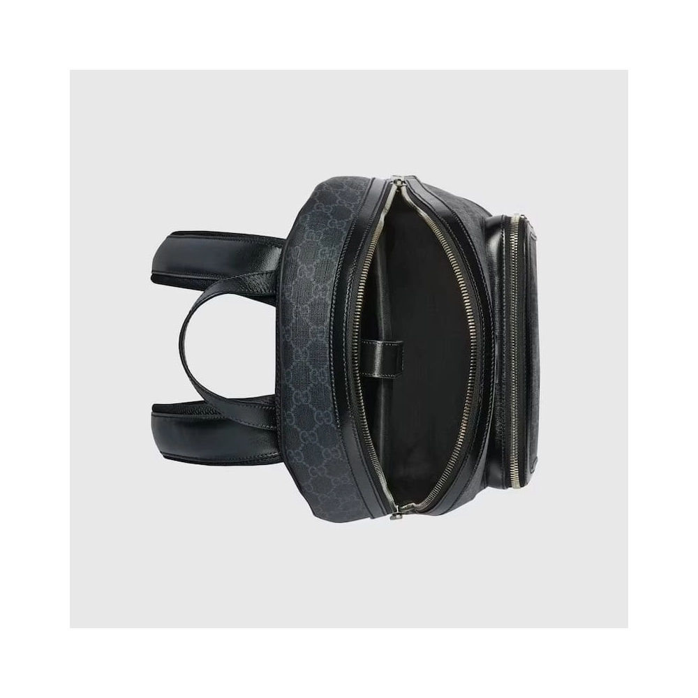 GUCCI BACKPACK WITH INTERLOCKING G,GUCCI,BAGS