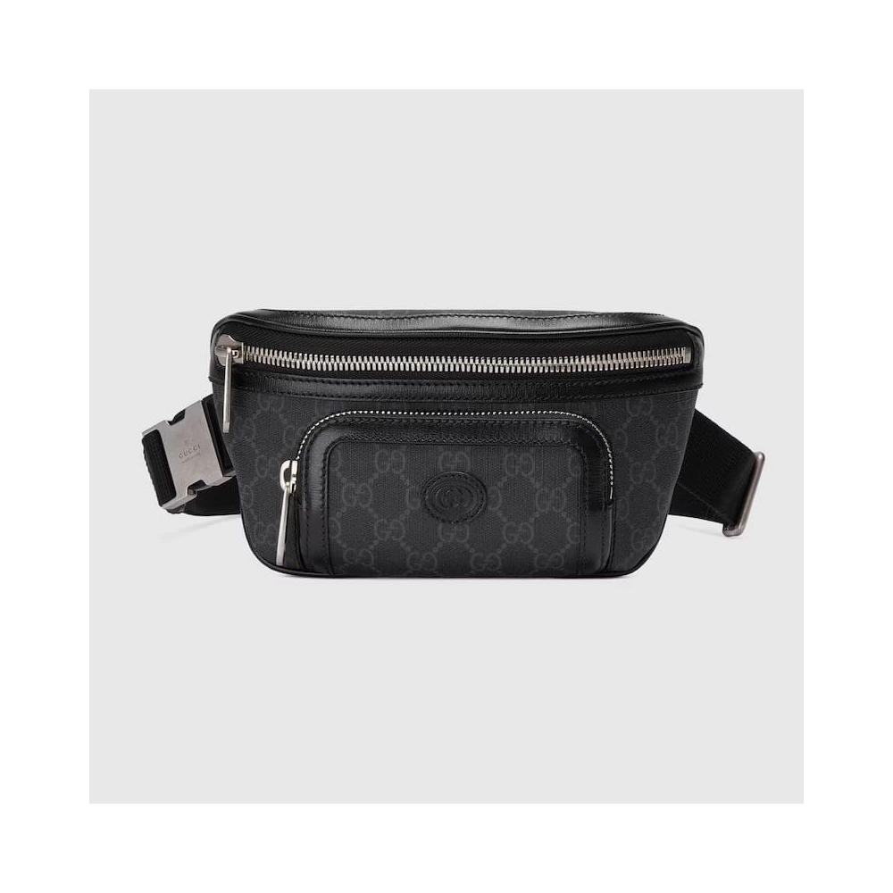 GUCCI BELT BAG WITH INTERLOCKING G,GUCCI,BAGS