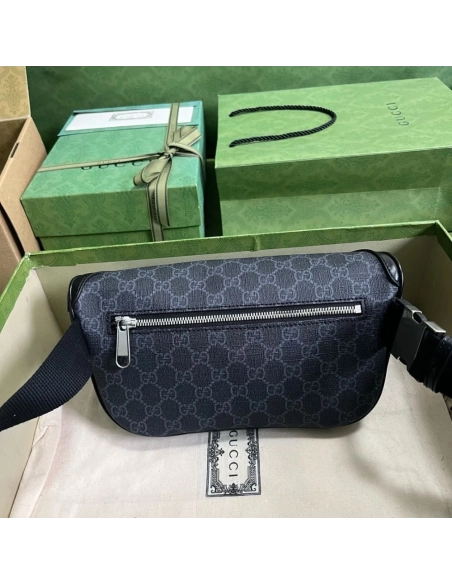 GUCCI BELT BAG WITH INTERLOCKING G,GUCCI,BAGS