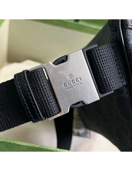 GUCCI BELT BAG WITH INTERLOCKING G,GUCCI,BAGS