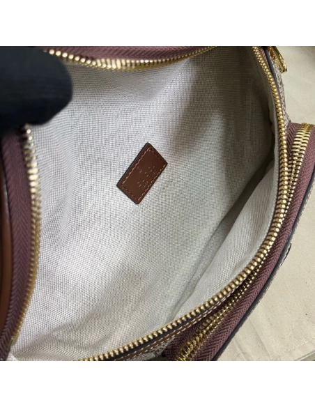GUCCI BELT BAG WITH INTERLOCKING G,GUCCI,BAGS
