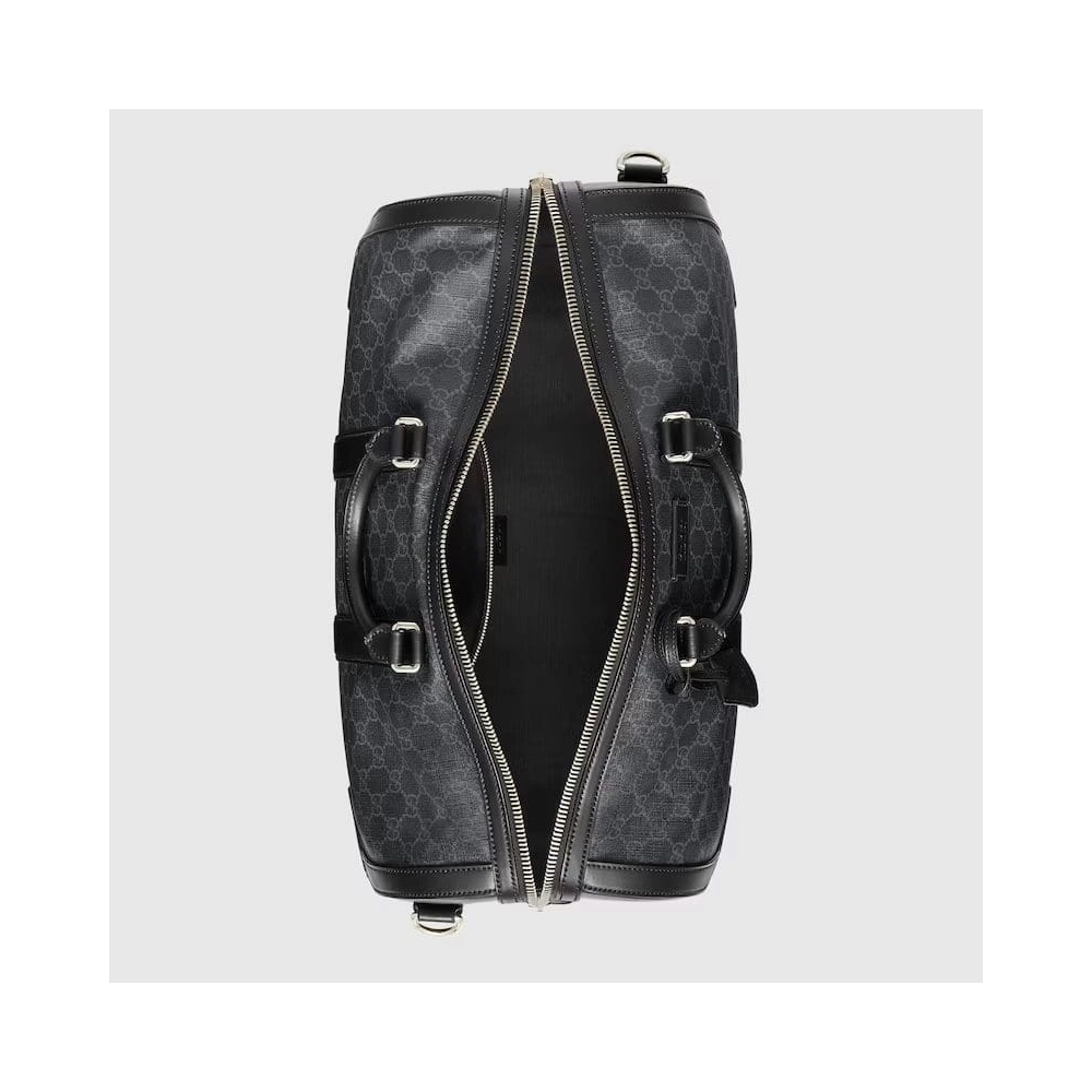 GUCCI BLACK CARRY ON DUFFLE,GUCCI,BAGS