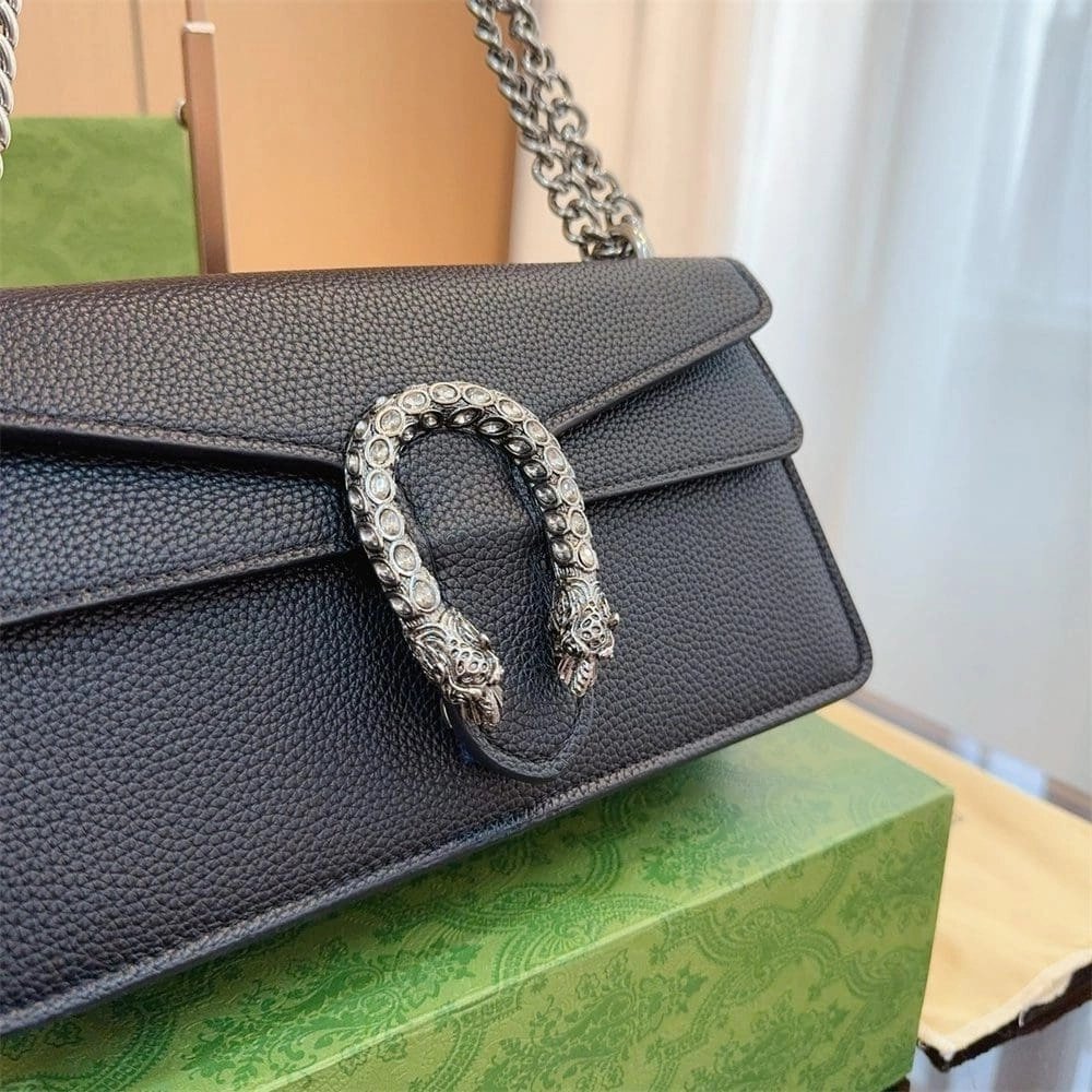 Gucci Black Dionysus Small Bag,GUCCI,BAGS
