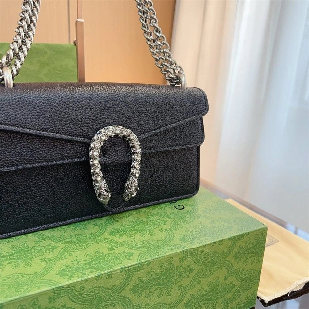 Gucci Black Dionysus Small Bag,GUCCI,BAGS