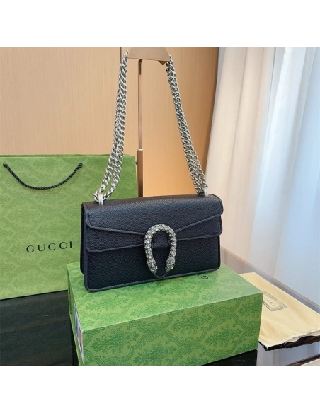 Gucci Black Dionysus Small Bag,GUCCI,BAGS