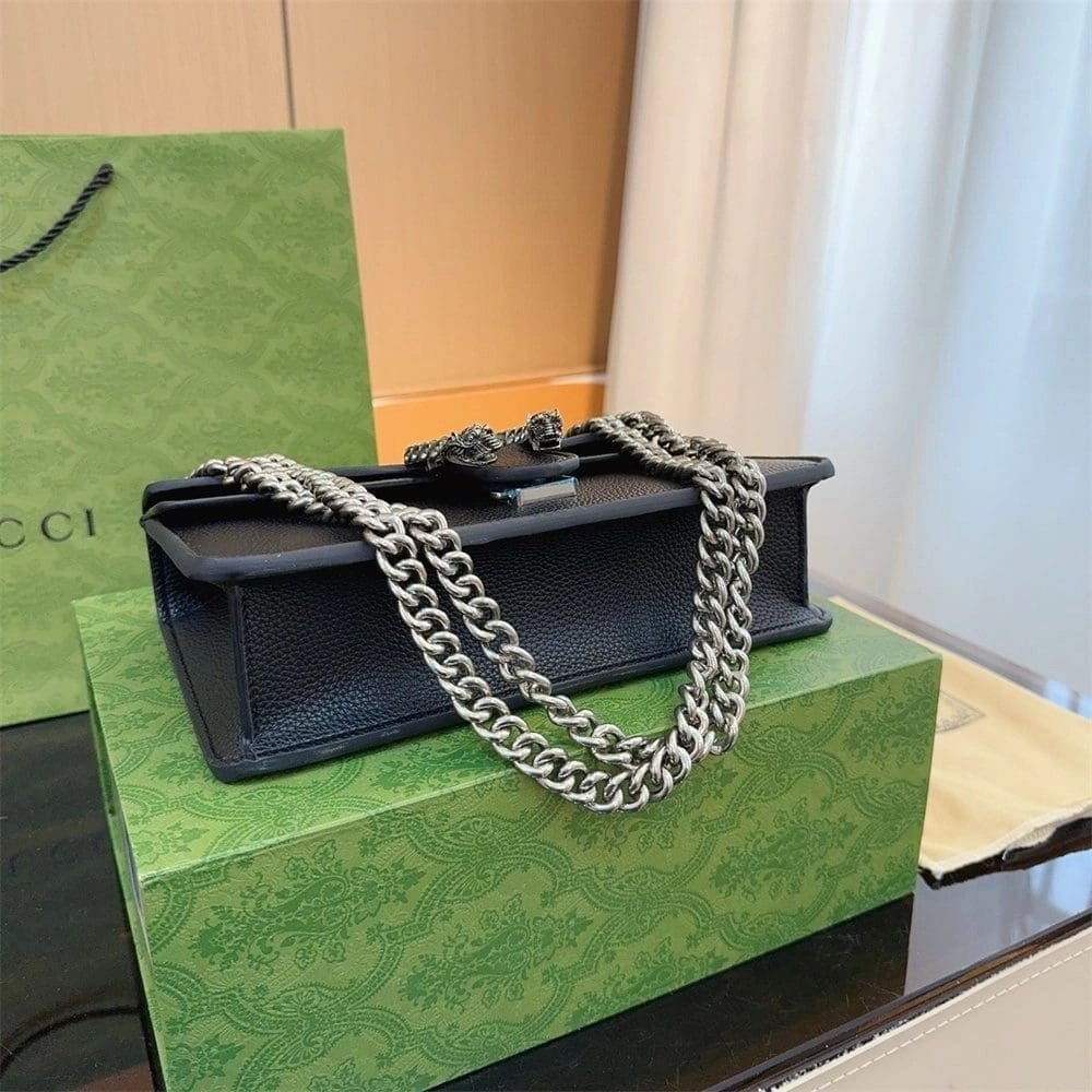 Gucci Black Dionysus Small Bag,GUCCI,BAGS