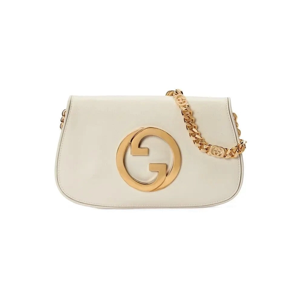 GUCCI BLONDIE SHOULDER BAG WHITE,GUCCI,BAGS