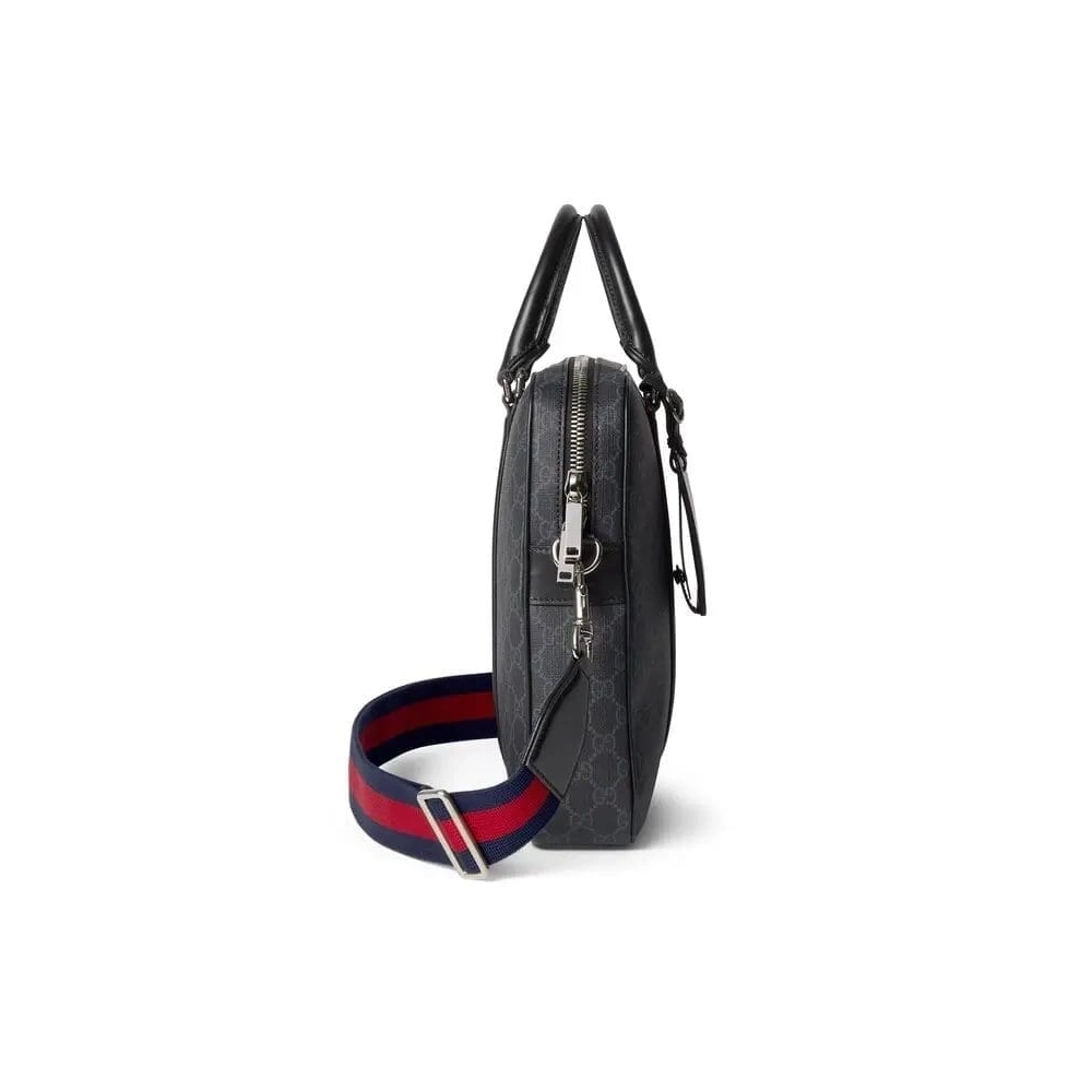 GUCCI BRIEFCASE WITH SHOULDER STRAP,GUCCI,BAGS
