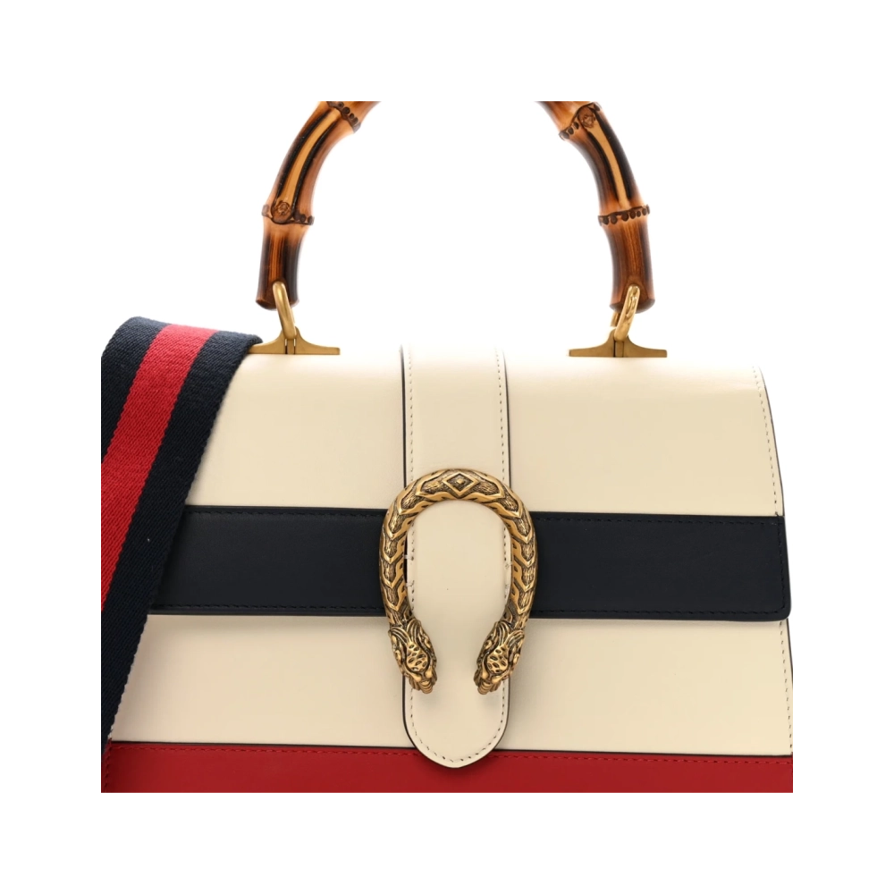 Gucci Calfskin Bamboo Web Dionysus Top Handle Bag,GUCCI,BAGS
