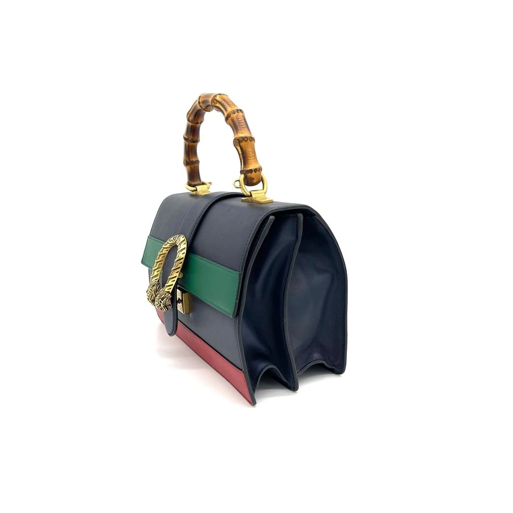 Gucci Calfskin Bamboo Web Dionysus Top Handle Bag,GUCCI,BAGS