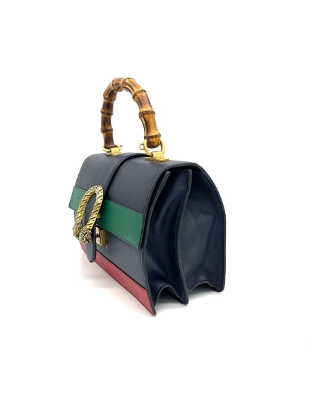 Gucci Calfskin Bamboo Web Dionysus Top Handle Bag,GUCCI,BAGS