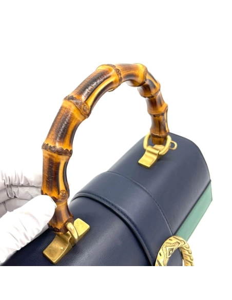 Gucci Calfskin Bamboo Web Dionysus Top Handle Bag,GUCCI,BAGS