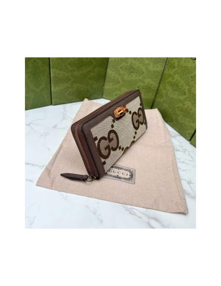 GUCCI DIANA JUMBO GG WALLET,GUCCI,BAGS