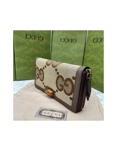 GUCCI DIANA JUMBO GG WALLET,GUCCI,BAGS