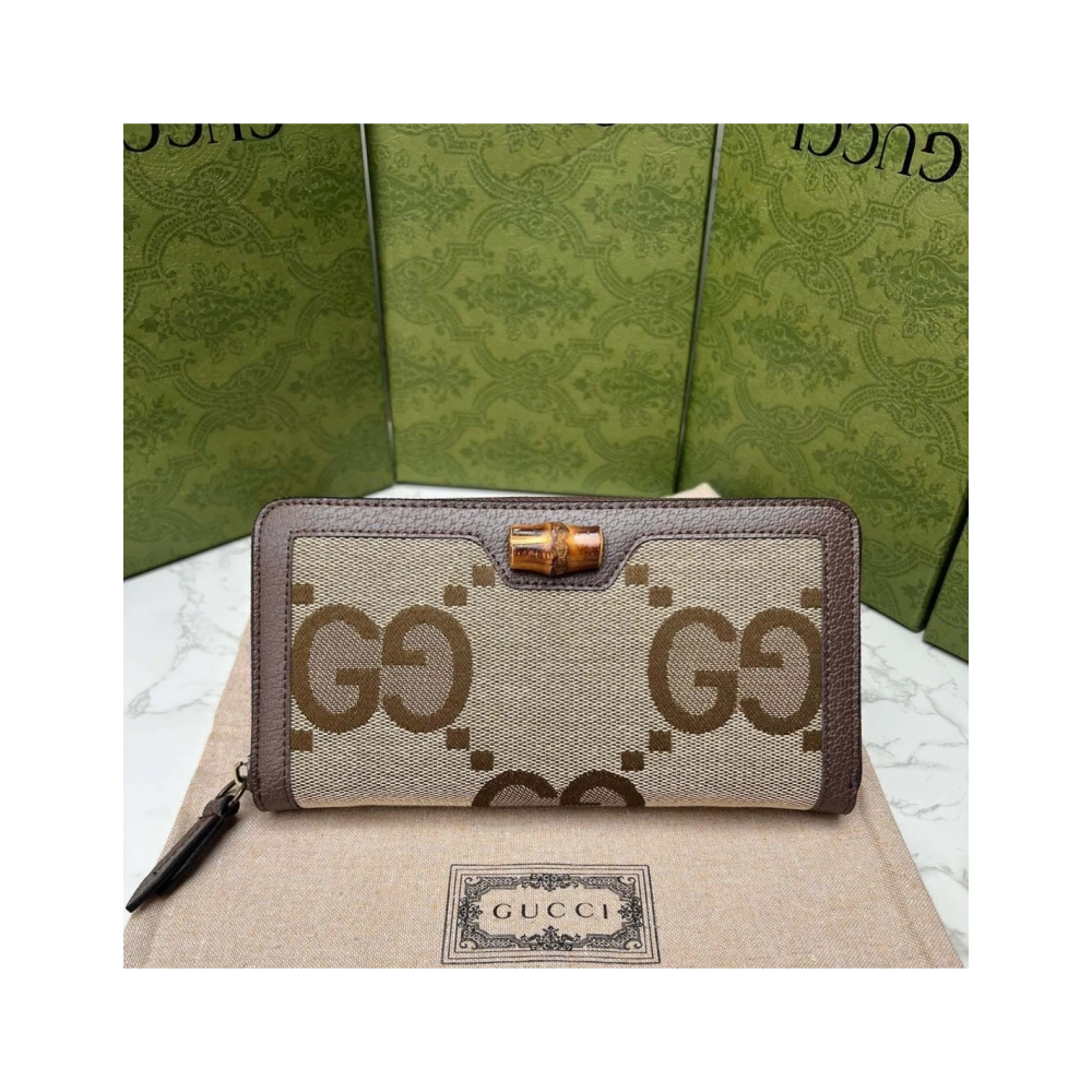 GUCCI DIANA JUMBO GG WALLET,GUCCI,BAGS
