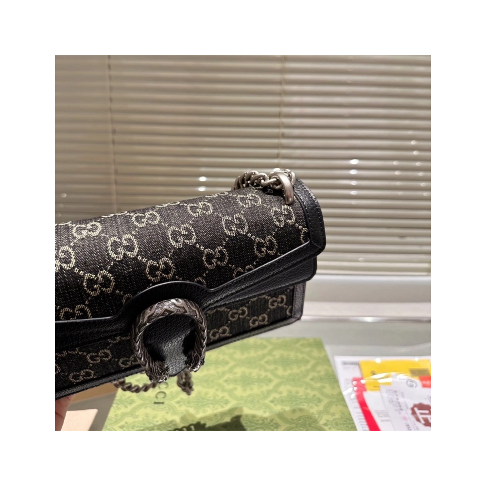Gucci Dionysus Bag GG Denim Small,GUCCI,BAGS