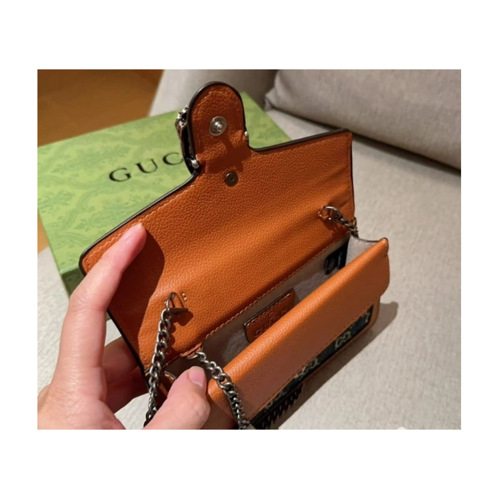 Gucci Dionysus Bag GG Denim Super Min,GUCCI,BAGS