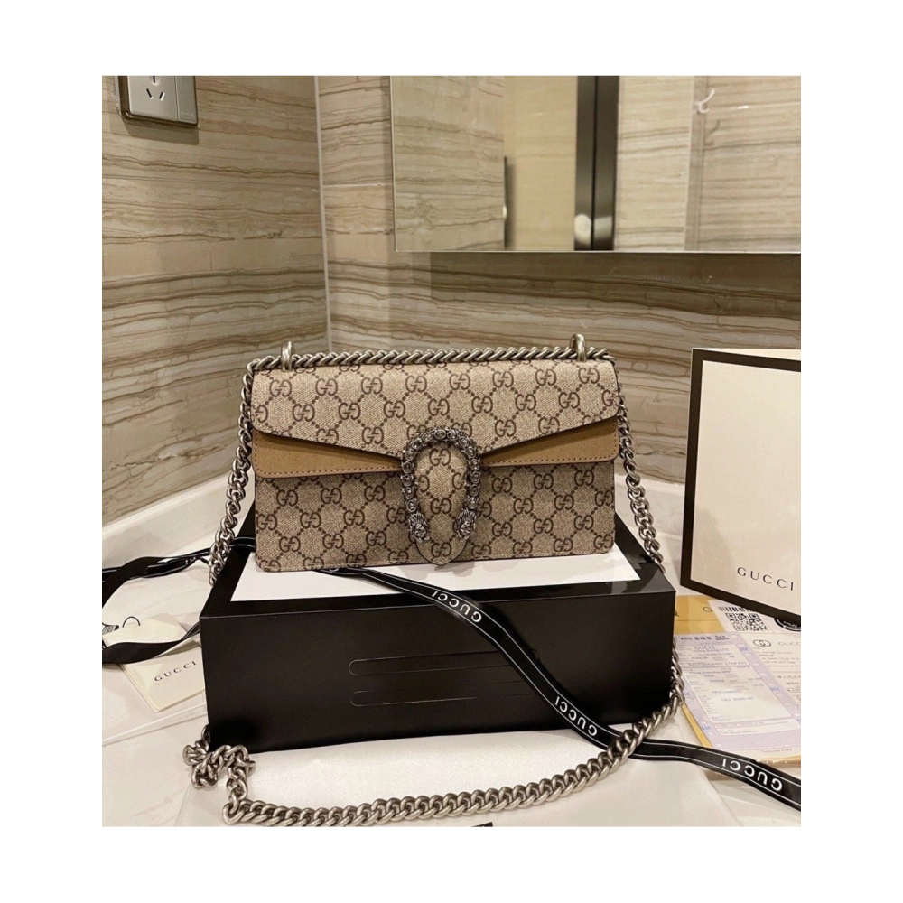 GUCCI DIONYSUS GG SMALL SHOULDER BAG,GUCCI,BAGS