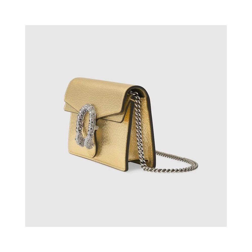GUCCI DIONYSUS SUPER MINI BAG GOLD,GUCCI,BAGS