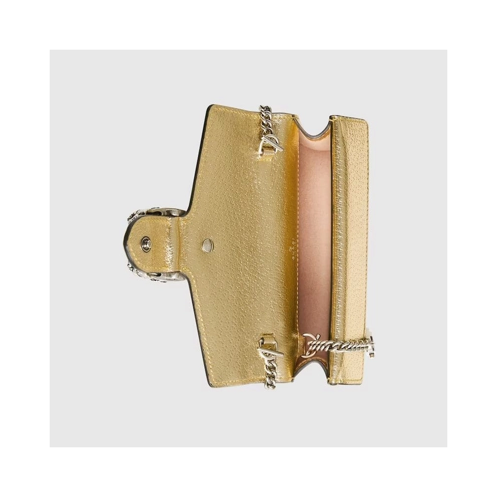 GUCCI DIONYSUS SUPER MINI BAG GOLD,GUCCI,BAGS
