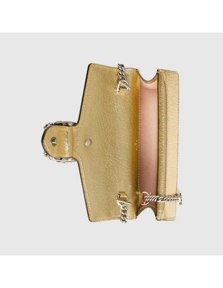 GUCCI DIONYSUS SUPER MINI BAG GOLD,GUCCI,BAGS