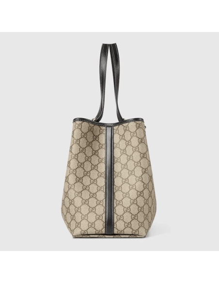 GUCCI EMBLEM LARGE TOTE BAG,GUCCI,BAGS