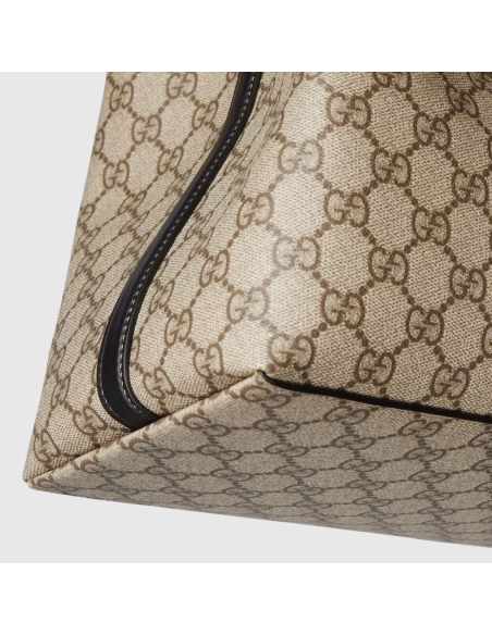 GUCCI EMBLEM LARGE TOTE BAG,GUCCI,BAGS