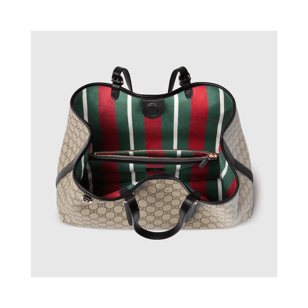 GUCCI EMBLEM LARGE TOTE BAG,GUCCI,BAGS