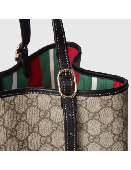 GUCCI EMBLEM LARGE TOTE BAG,GUCCI,BAGS
