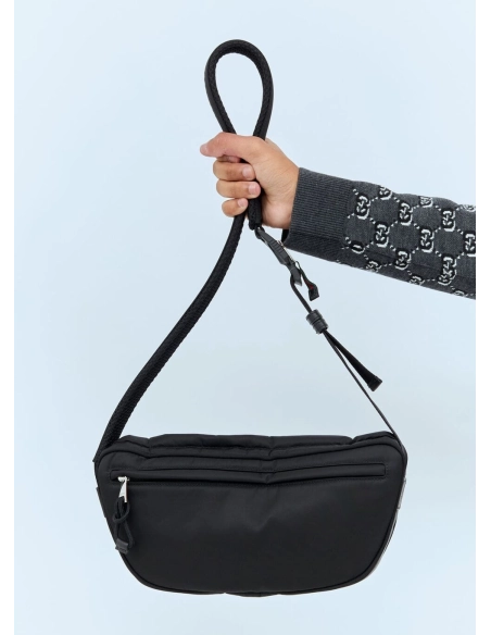 Gucci Embossed Logo Small Crossbody Bag,GUCCI,BAGS