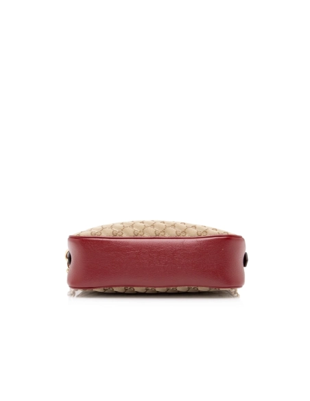 Gucci GG Canvas GG Marmont Small Shoulder Bag (SHF DivK5I),GUCCI,BAGS