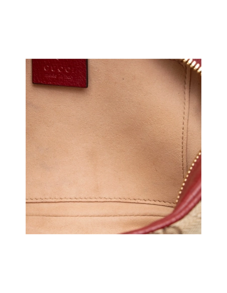 Gucci GG Canvas GG Marmont Small Shoulder Bag (SHF DivK5I),GUCCI,BAGS