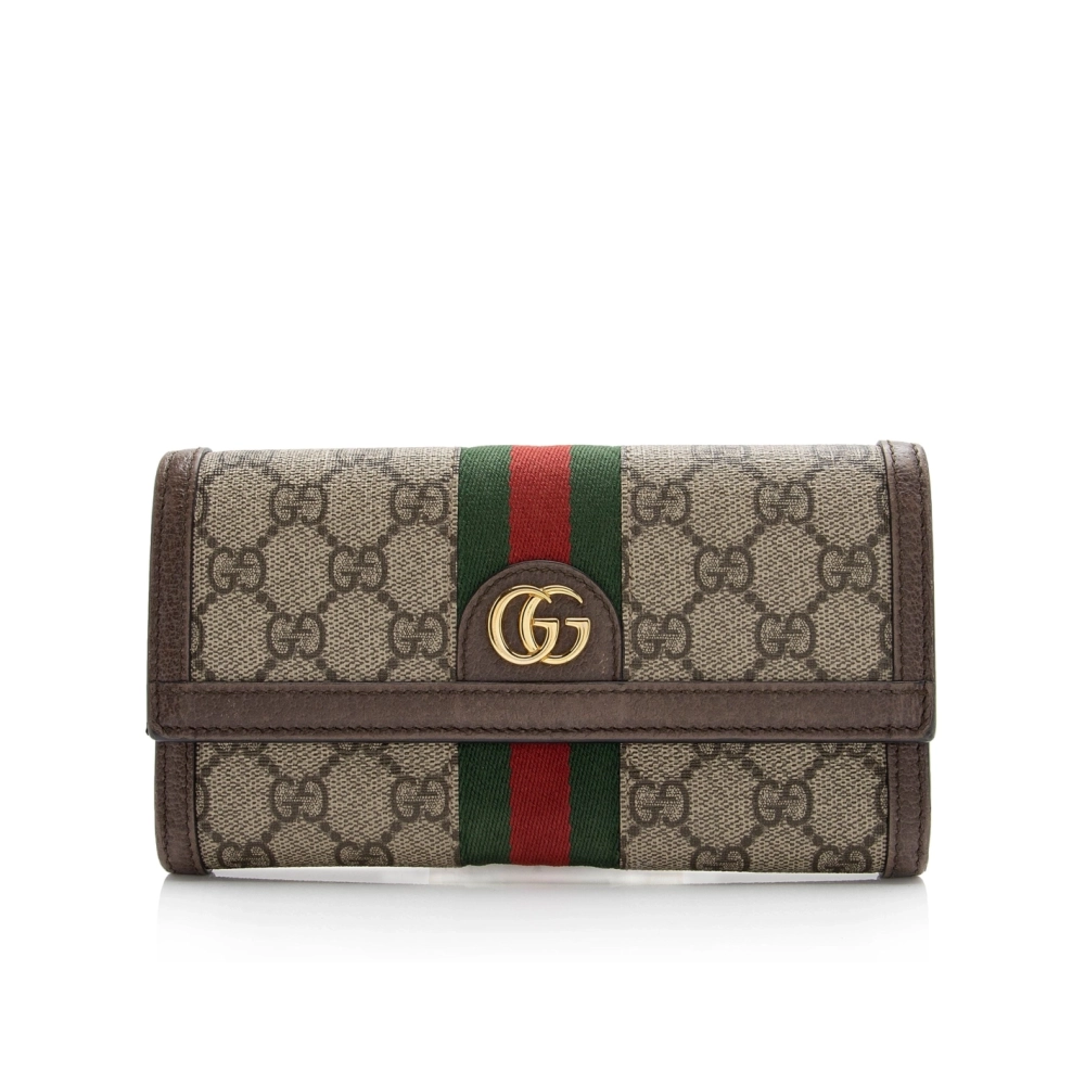 Gucci GG Supreme Ophidia Continental Wallet (SHF 23546),GUCCI,BAGS