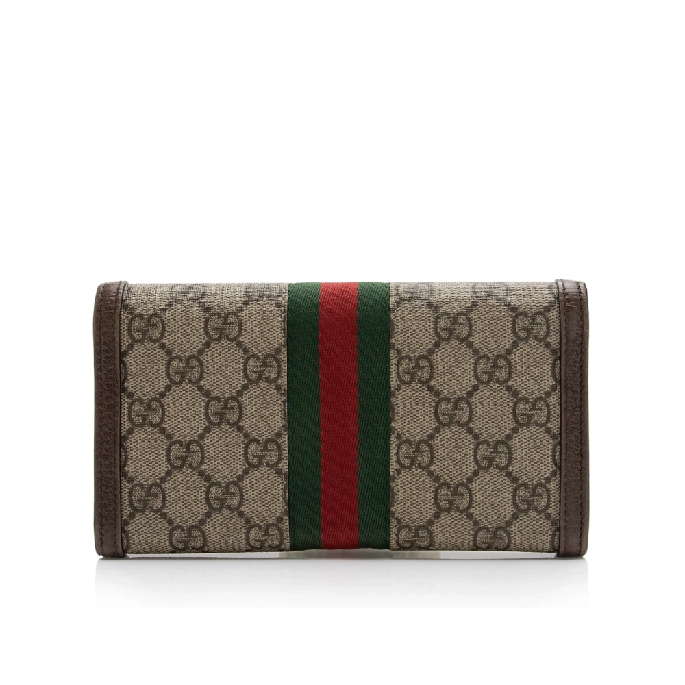 Gucci GG Supreme Ophidia Continental Wallet (SHF 23546),GUCCI,BAGS