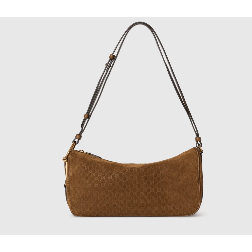 Gucci Half Horsebit Medium Shoulder Bag,GUCCI,BAGS