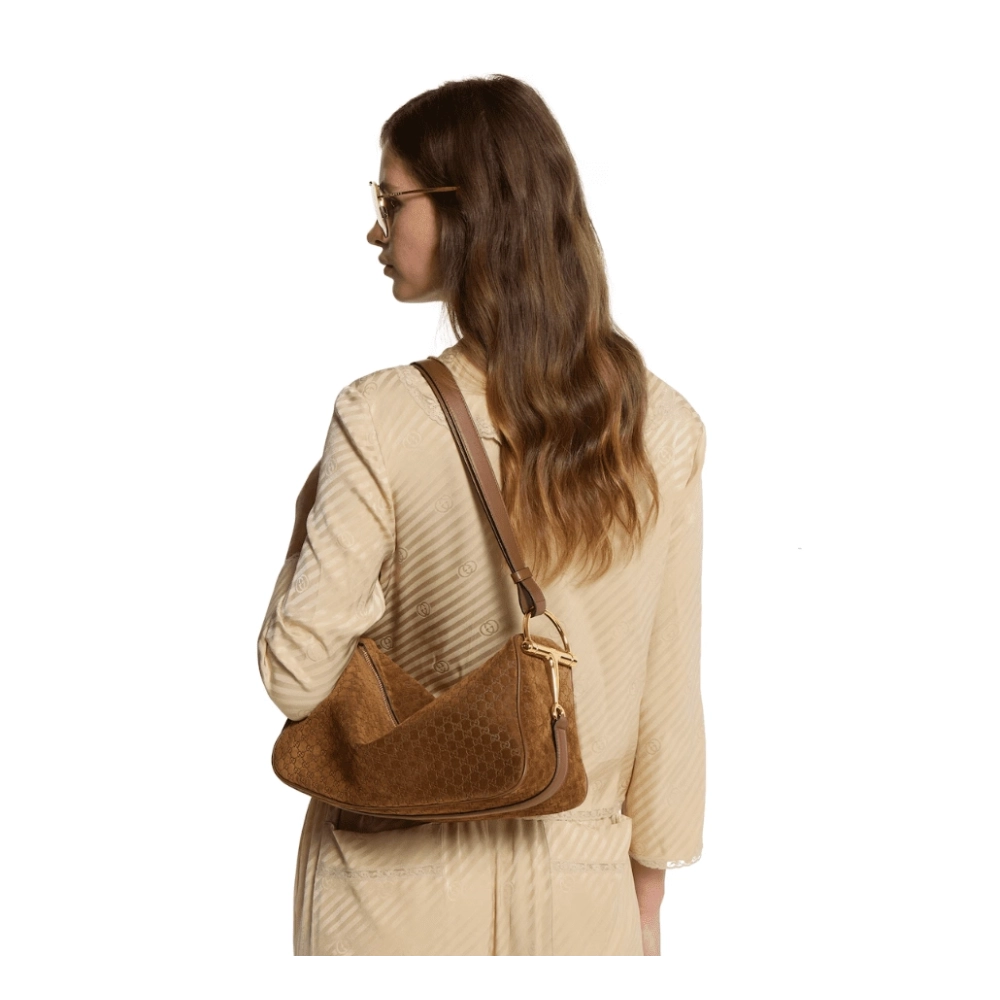 Gucci Half Horsebit Medium Shoulder Bag,GUCCI,BAGS