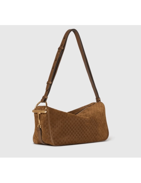 Gucci Half Horsebit Medium Shoulder Bag,GUCCI,BAGS