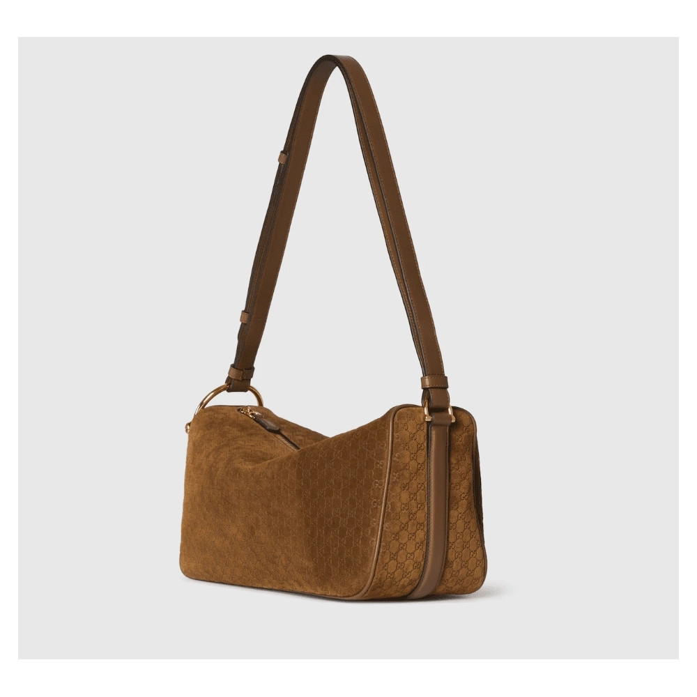 Gucci Half Horsebit Medium Shoulder Bag,GUCCI,BAGS