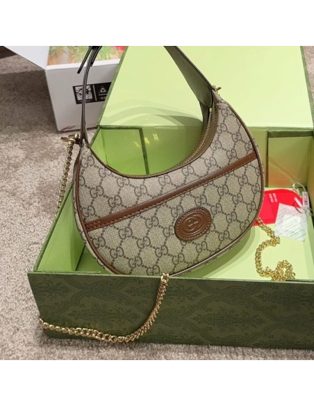 GUCCI Half Moon Mini Handbag,GUCCI,BAGS