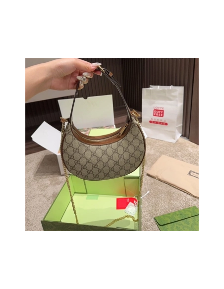 GUCCI Half Moon Mini Handbag,GUCCI,BAGS