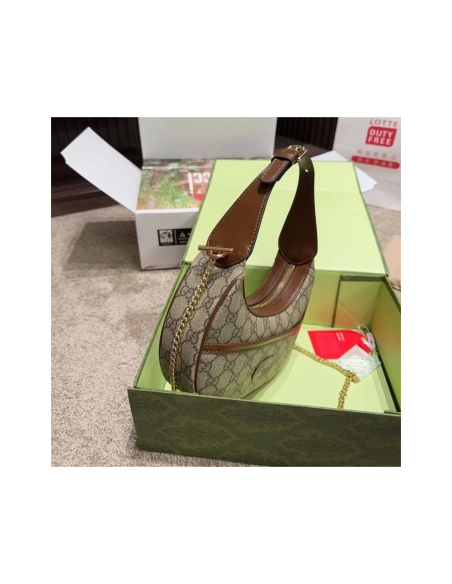 GUCCI Half Moon Mini Handbag,GUCCI,BAGS