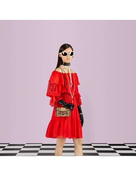 GUCCI HORSEBIT 1955 JUMBO GG MINI BAG,GUCCI,BAGS