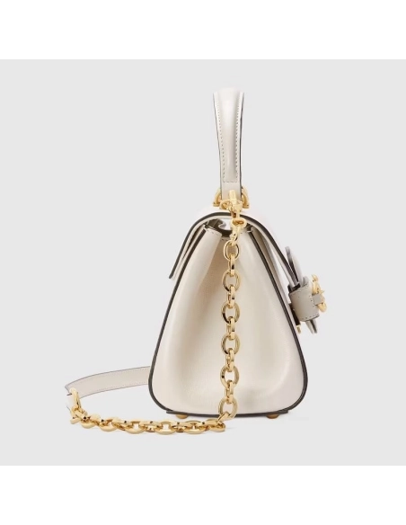 GUCCI HORSEBIT 1955 MINI BAG (White),GUCCI,BAGS