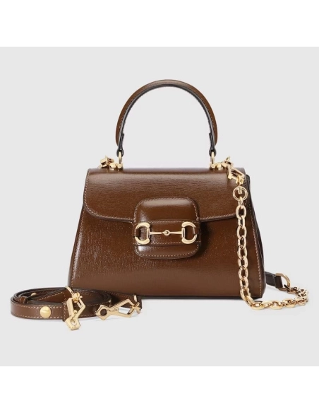 GUCCI HORSEBIT 1955 MINI BAG£¨BROWN£©,GUCCI,BAGS