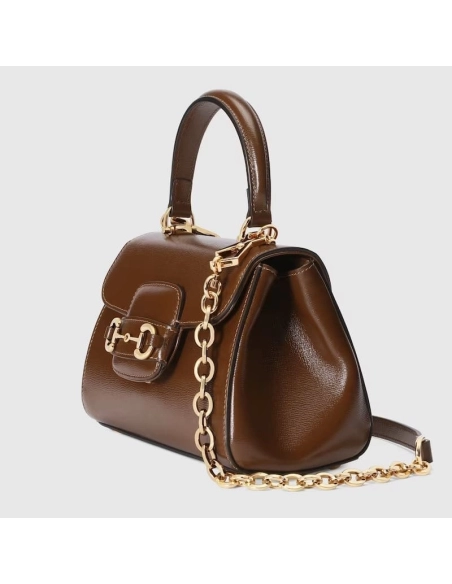 GUCCI HORSEBIT 1955 MINI BAG£¨BROWN£©,GUCCI,BAGS