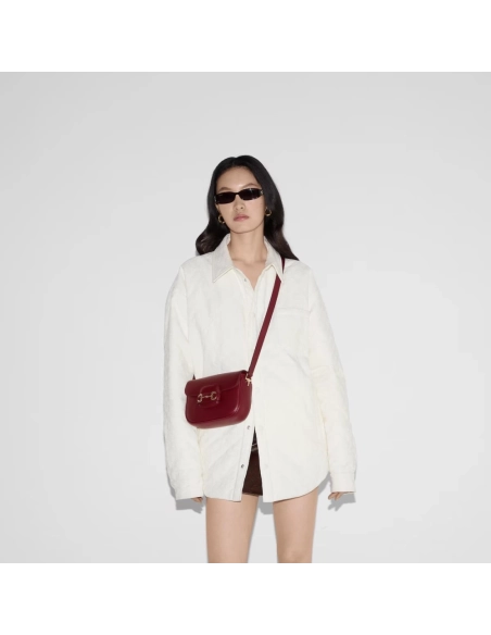 Gucci Horsebit 1955 Soft Mini Shoulder Bag,GUCCI,BAGS