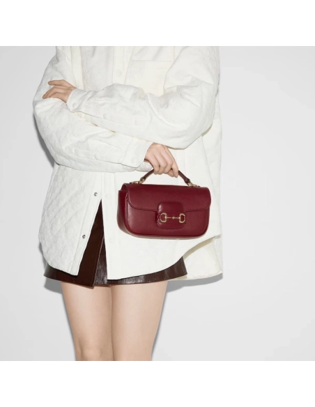 Gucci Horsebit 1955 Soft Small Top Handle Bag,GUCCI,BAGS