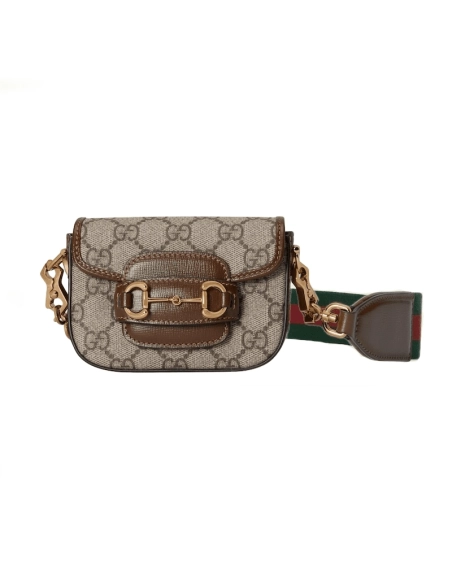 GUCCI HORSEBIT 1955 STRAP WALLET,GUCCI,BAGS
