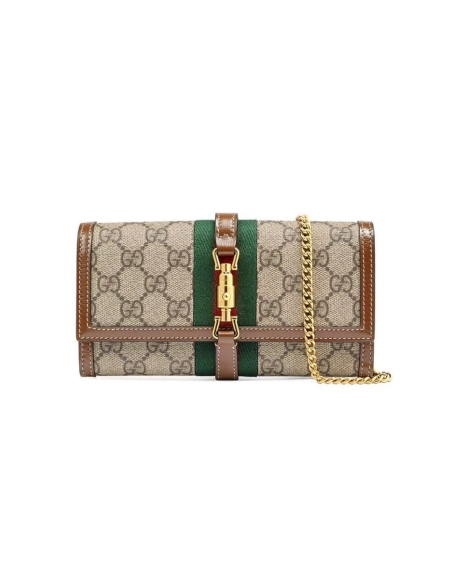 GUCCI Jackie 1961 Chain Wallet,GUCCI,BAGS
