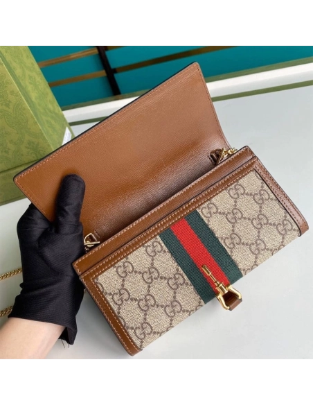 GUCCI Jackie 1961 Chain Wallet,GUCCI,BAGS